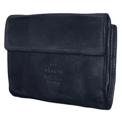 DAMES Bear Design Portemonnees>Jill - Portemonnee - Leer - Overslag - 9 pasjes