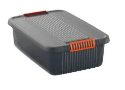 Kis Opbergmanden En- Kratten>K Latch Opbergbox M - 28L - grijs