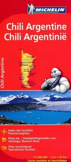 Michelin Wegenkaarten>Kaart National 788 Chili - Argentinië