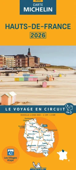 Michelin Wegenkaarten<Kaart Regional 511 Hauts-de-France 2026