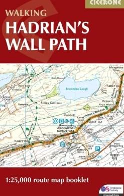 Cicerone Wandelkaarten>Kaartgids Booklet Hadrian's Wall Path Map