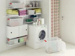 Kis Opbergmanden En- Kratten<K Latch Opbergbox M - 28L - transparant