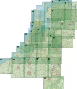 ANWB Fietskaarten|Fietskaarten>Knooppuntenkaart 14 Noord-Holland-Noord