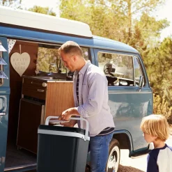 Auronic Koelboxen|Koelkasten<Koelbox Elektrisch 25L – Grijs Zwart