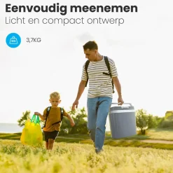 Auronic Koelboxen|Koelkasten<Koelbox Elektrisch 20L – Zwart Grijs