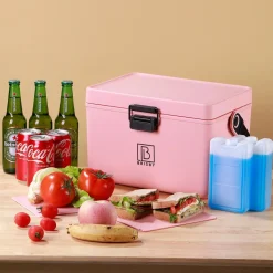 Brisby Koelboxen|Koelkasten<Koelbox - 12L - Schouderband Roze