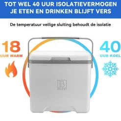 Brisby Koelboxen|Koelkasten<Koelbox - Lunchbox - 13L Wit