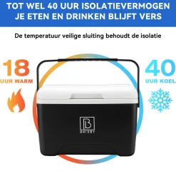 Brisby Koelboxen|Koelkasten<Koelbox - Lunchbox - 8L Zwart