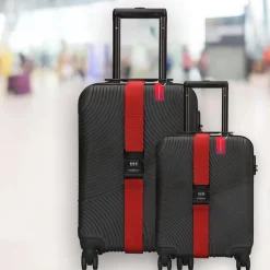 Thousandtravelmiles Bagageriemen<Kofferriem met cijferslot 180 cm – Rood