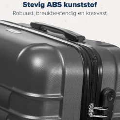 Trvlmore Koffers & Trolleys>Kofferset – 3 Delig – 38L – Donkerblauw