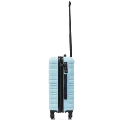 Blocktravel Koffers & Trolleys<Kofferset S ABS 39L met TSA-slot en 360° wielen Lichtblauw