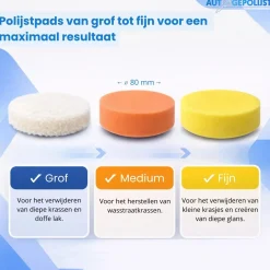 Auto Gepolijst Auto Polijsten<Krasverwijderaar Pro Set - Polijstset - 10 Delig