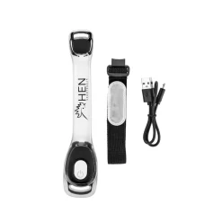 Hen Sportsgear Reflectie>LED Armband USB Oplaadbaar
