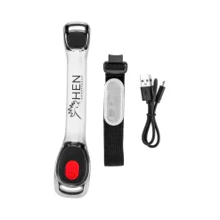Hen Sportsgear Reflectie<LED Armband USB Oplaadbaar