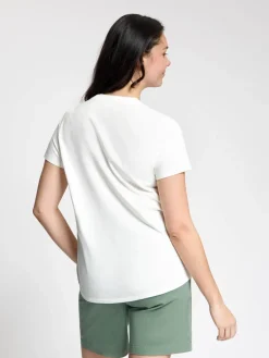 Human Nature T-Shirts<Les Corts - T-shirt dames Gebroken wit
