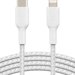 Belkin Stekkers & Kabels<Lightning naar USB-C kabel Gevlochten