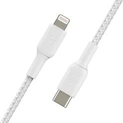 Belkin Stekkers & Kabels<Lightning naar USB-C kabel Gevlochten