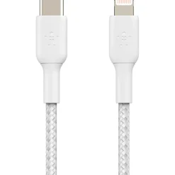 Belkin Stekkers & Kabels<Lightning naar USB-C kabel Gevlochten