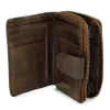 Bear Design Portemonnees<Loet - Ritsportemonnee - Leer - 6 pasjes