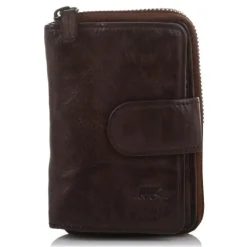 Bear Design Portemonnees<Loet - Ritsportemonnee - Leer - 6 pasjes