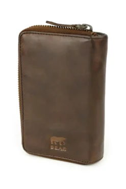 Bear Design Portemonnees<Loet - Ritsportemonnee - Leer - 6 pasjes