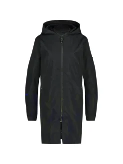 Agu Donsjassen|Gewatteerde Jassen<Long Bomber Regenjas Urban Outdoor Dames Zwart