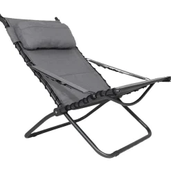 Crespo Campingstoelen<Loungestoel AP/262 Tex-Comfort Grijs