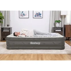 Bestway Luchtbedden<Luchtbed - - 2P - 152x203 cm + pomp