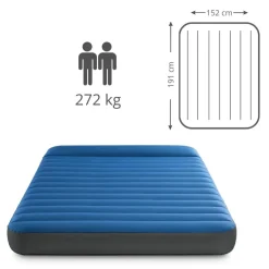 Intex Luchtbedden<Luchtbed - - 2P - 152x191 cm + Pomp