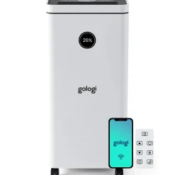 Gologi Luchtontvochtigers>Luchtontvochtiger met App - 20L Per Dag - Wit