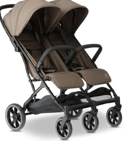 Deryan Buggy'S<Luxe Rolo X2 XL Dubbele Buggy - Inklapbaar Lichtbruin