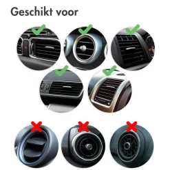 Accezz Telefoon & Tablethouders>MagSafe Telefoonhouder Auto Ventilatierooster