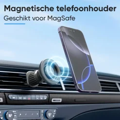 CarMe Telefoon & Tablethouders<MagSafe Telefoonhouder Auto - Zwart