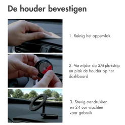 Imoshion Telefoon & Tablethouders<MagSafe Telefoonhouder Dashboard - Zwart