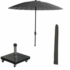 Garden Impressions Parasols & Windschermen|Parasols & Windschermen>Manilla Stokparasol incl voet en hoes
