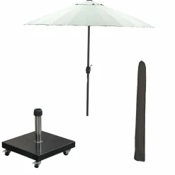 Garden Impressions Parasols & Windschermen|Parasols & Windschermen>Manilla Stokparasol incl voet en hoes