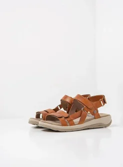 Wolky Sandalen & Slippers|Wandelsandalen<Manilla - Sandalen dames Cognac