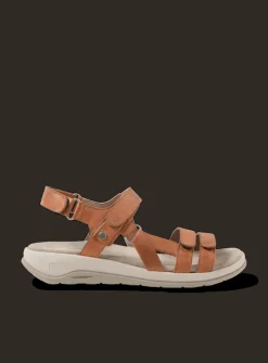 Wolky Sandalen & Slippers|Wandelsandalen<Manilla - Sandalen dames Cognac