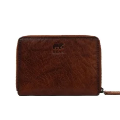 Bear Design Portemonnees<Marijn - Leren Ritsportemonnee - RFID
