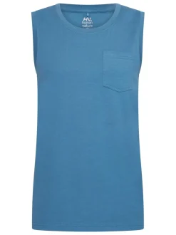 Human Nature Singlets<Meindert - Singlet heren Staalblauw