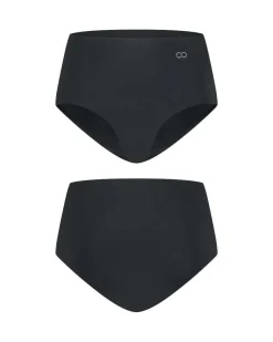 Moodies Undies Ondergoed<Menstruatie ondergoed - Highwaist Hiphugger Zwart