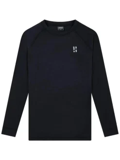 Poederbaas Thermoshirts<Merino - Dames - Thermoshirt Zwart