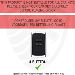 Dutch Shield Autosleutelhoesjes>Metalen Sleutelhoesje voor Renault grijs B