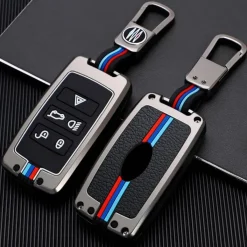 Dutch Shield Autosleutelhoesjes>Metalen Sleutelhoesje voor Landrover grijs B5