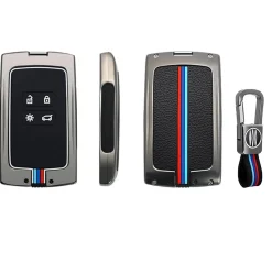 Dutch Shield Autosleutelhoesjes>Metalen Sleutelhoesje voor Mitsubishi grijs A