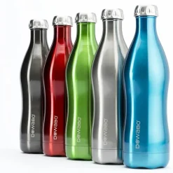 Dowabo Wateropslag & -Zuivering|Drink- & Thermosflessen<Metallic thermosfles Groen
