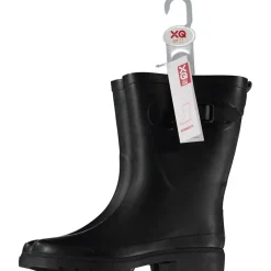 Xq Laarzen|Wandellaarzen<Met Riempje - Dames - Regenlaarzen Zwart