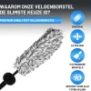 Auto Gepolijst Auto Wassen<Microvezel Velgenborstel - 2 Afneembare Borstels