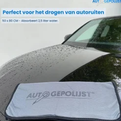 Auto Gepolijst Auto Poetsen|Auto Wassen<Microvezeldoek - Droogdoek - 600GSM - 50 x 80 cm