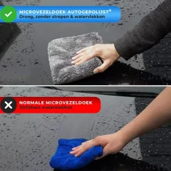 Auto Gepolijst Auto Poetsen|Auto Wassen<Microvezeldoek - Droogdoek - 600GSM - 50 x 80 cm